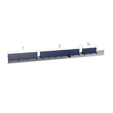 Segmented Machine Bed Structure